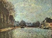 Alfred Sisley The St.Martin Canal Norge oil painting reproduction